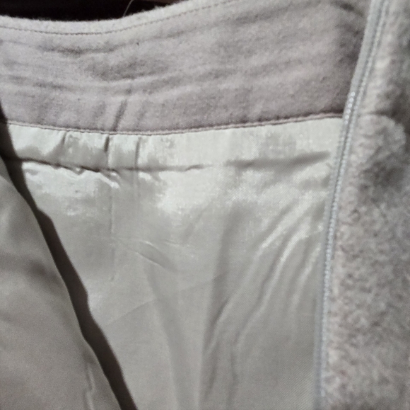 JCREW  Beige  Wool Women's Skirt - Picture 5 of 6